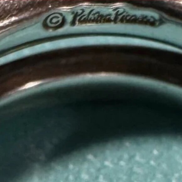 Tiffany & Co Paloma Picasso Le Cercle Cross Ring Sterling Silver 6.5 Reversible - Picture 8 of 9